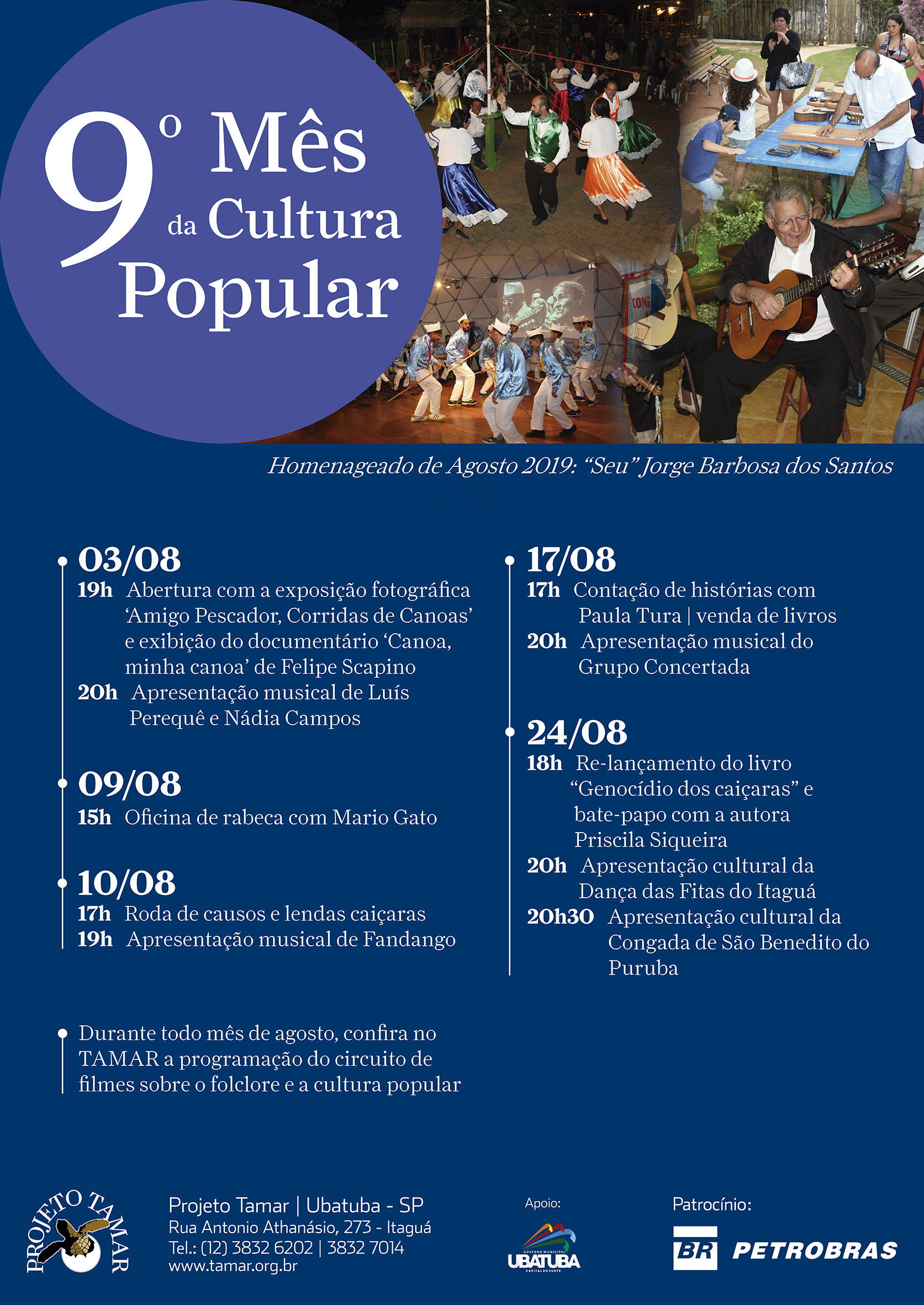 IX Mês da Cultura Popular no TAMAR Ubatuba
