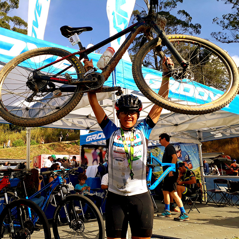 Ciclista Taubateana lidera ranking brasileiro de Mountain Bike