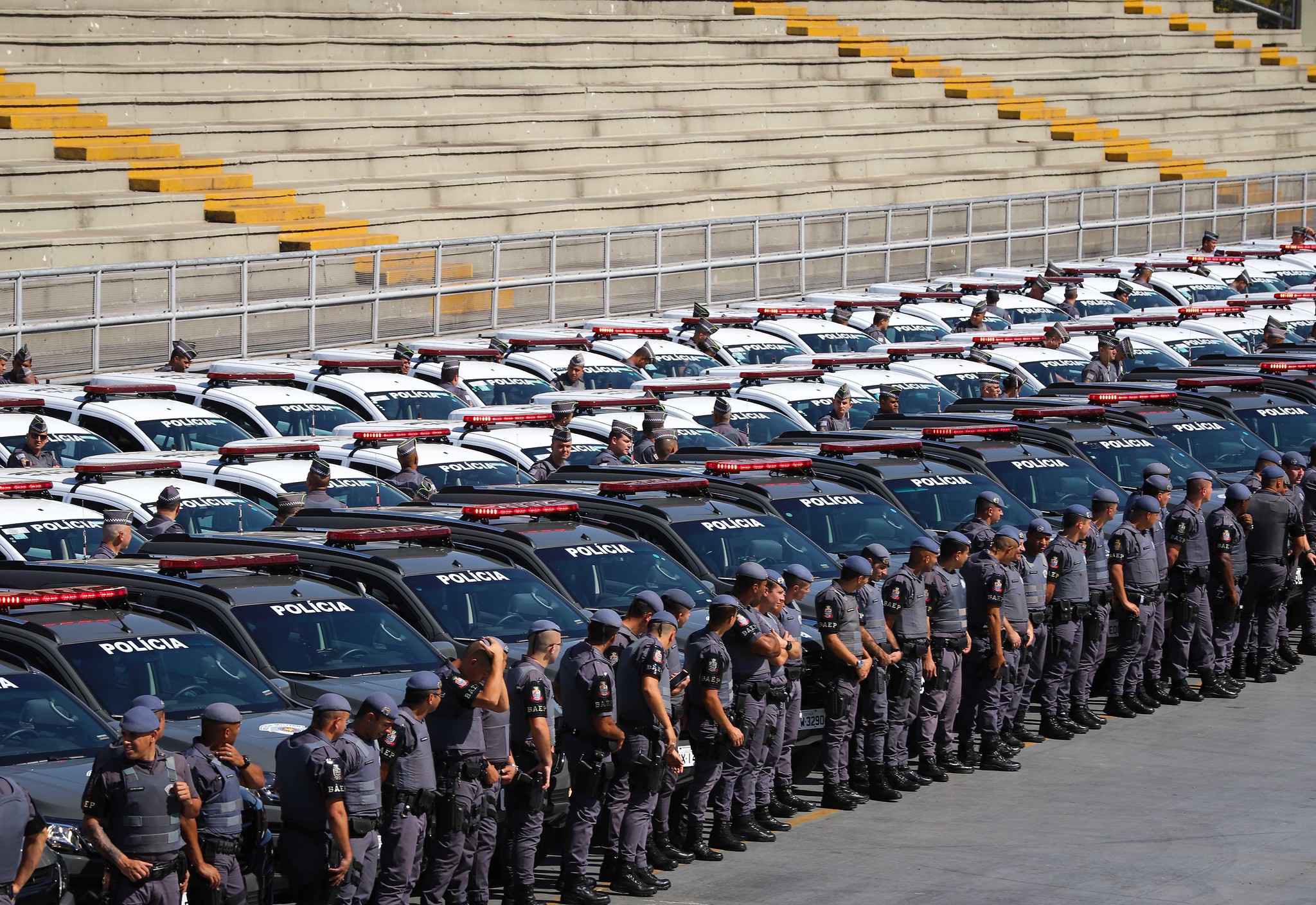 Governo de São Paulo entrega novas viaturas para a Polícia Militar