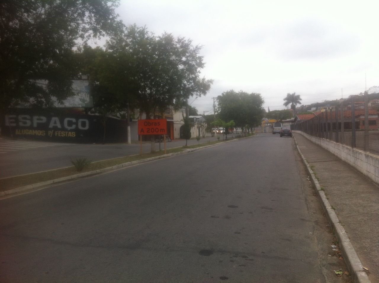 Começam interdições para obras da bacia de contenção no Jardim Baronesa