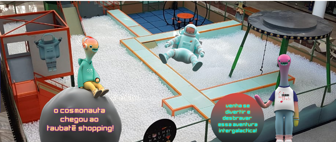 Nova atração do Taubaté Shopping promete levar a criançada para o mundo da lua