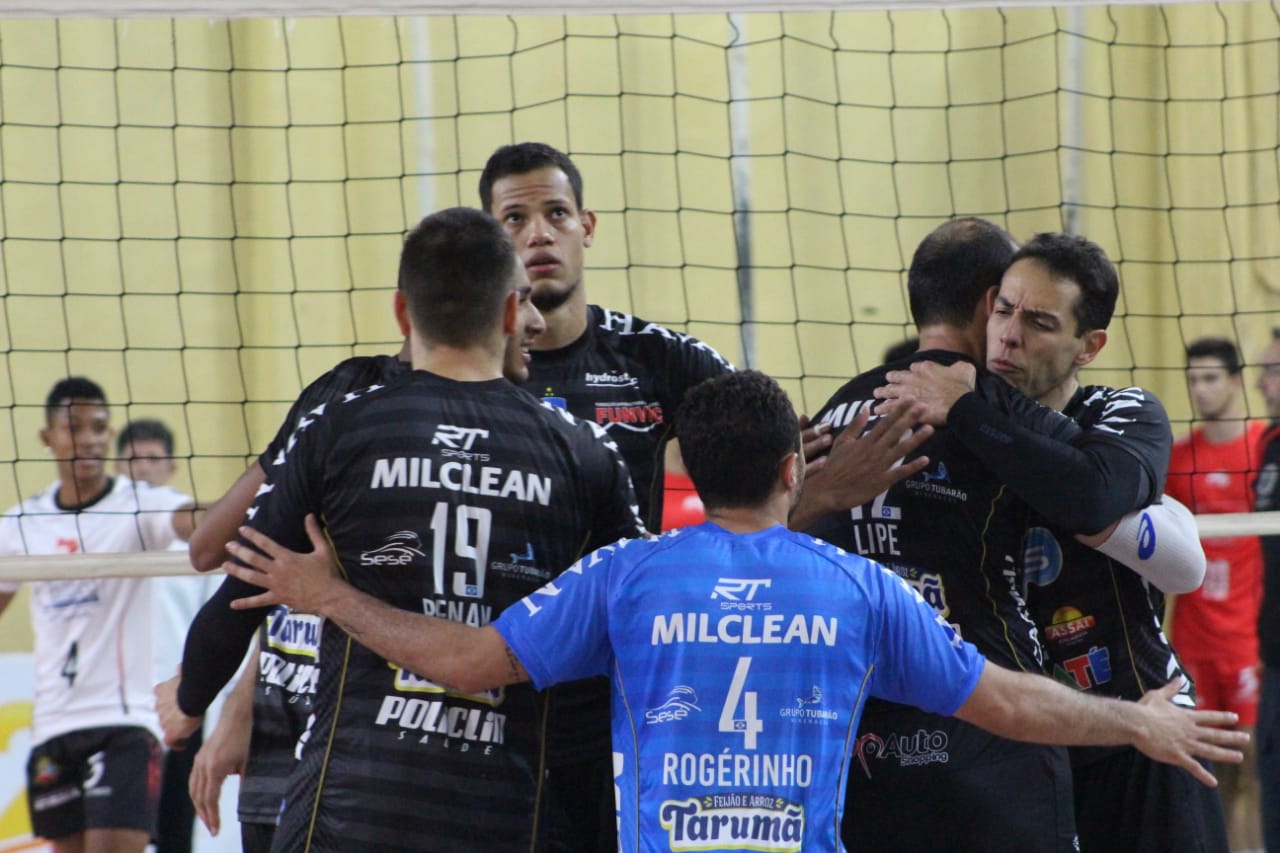 EMS Taubaté Funvic vence o Climed Atibaia pelo Paulista Masculino de Vôlei