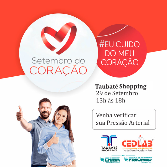 Taubaté Shopping recebe ação  “Setembro do Coração”