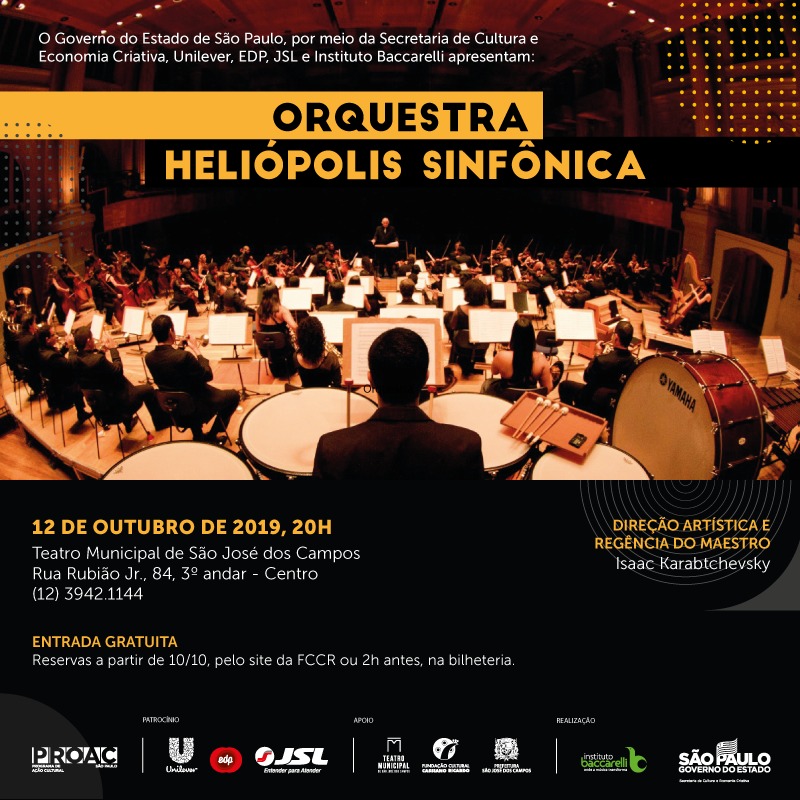 Instituto Bacarelli realiza concerto gratuito em São José