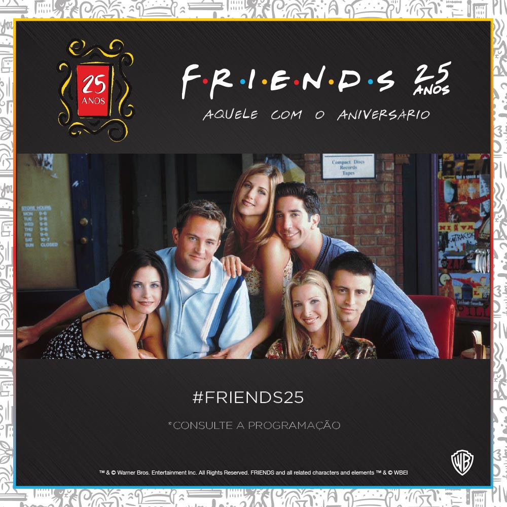 Cinemark do  Via Vale leva ‘friends’ para as telonas