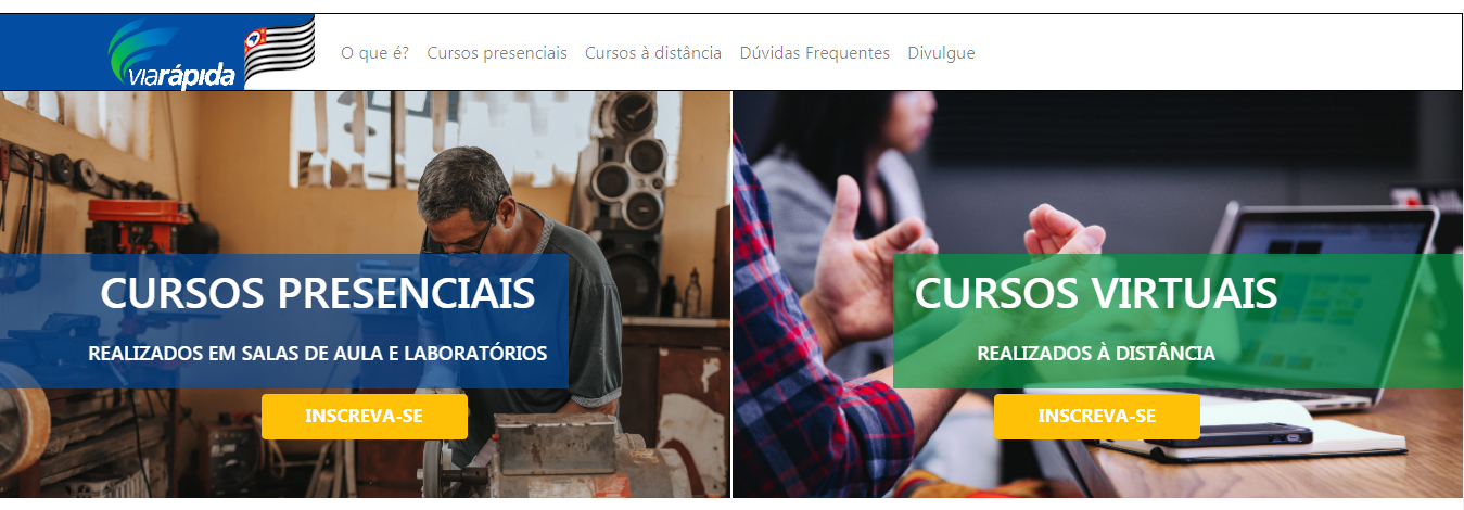 Governo de SP oferece 23 mil vagas para cursos rápidos e gratuitos do programa Via Rápida Virtual