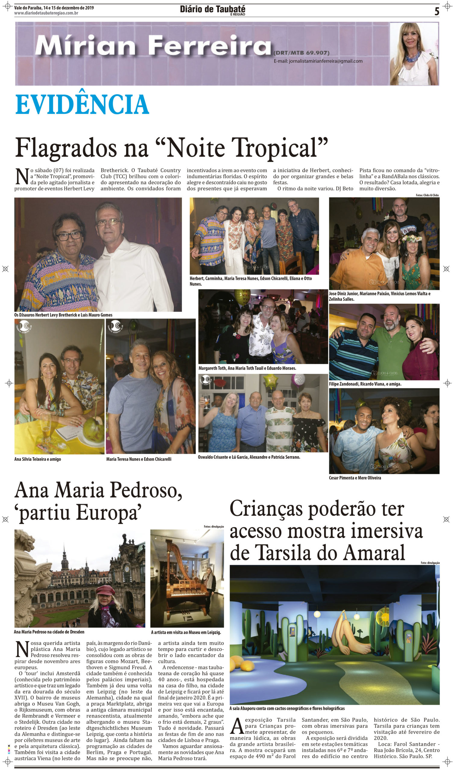 Flagrados na “Noite Tropical”