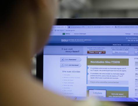 Inscrições para o Sisu poderão ser feitas a partir de 21 de janeiro
