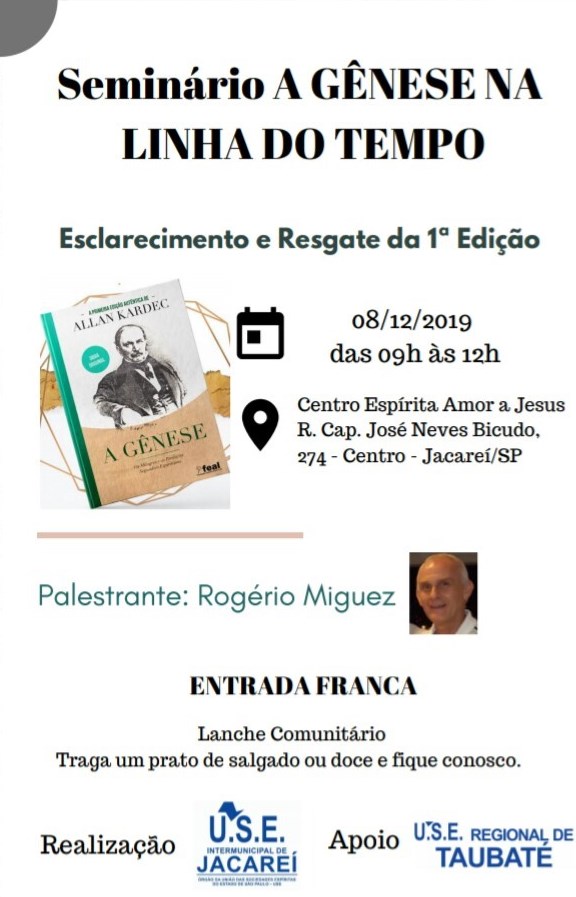 A Gênese na Linha do Tempo – Esclarecimentos e Resgates da 1ª Edição