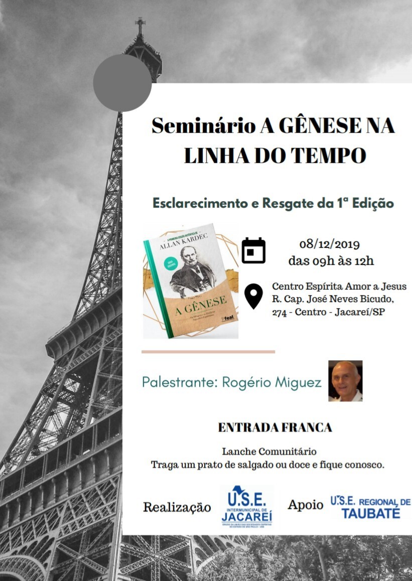 A Gênese na Linha do Tempo  Esclarecimentos e Resgates da 1ª Edição