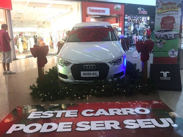 Taubaté Shopping anuncia vencedora do sorteio do Audi A3 sedan