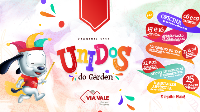 Via Vale prepara programação gratuita para o Carnaval