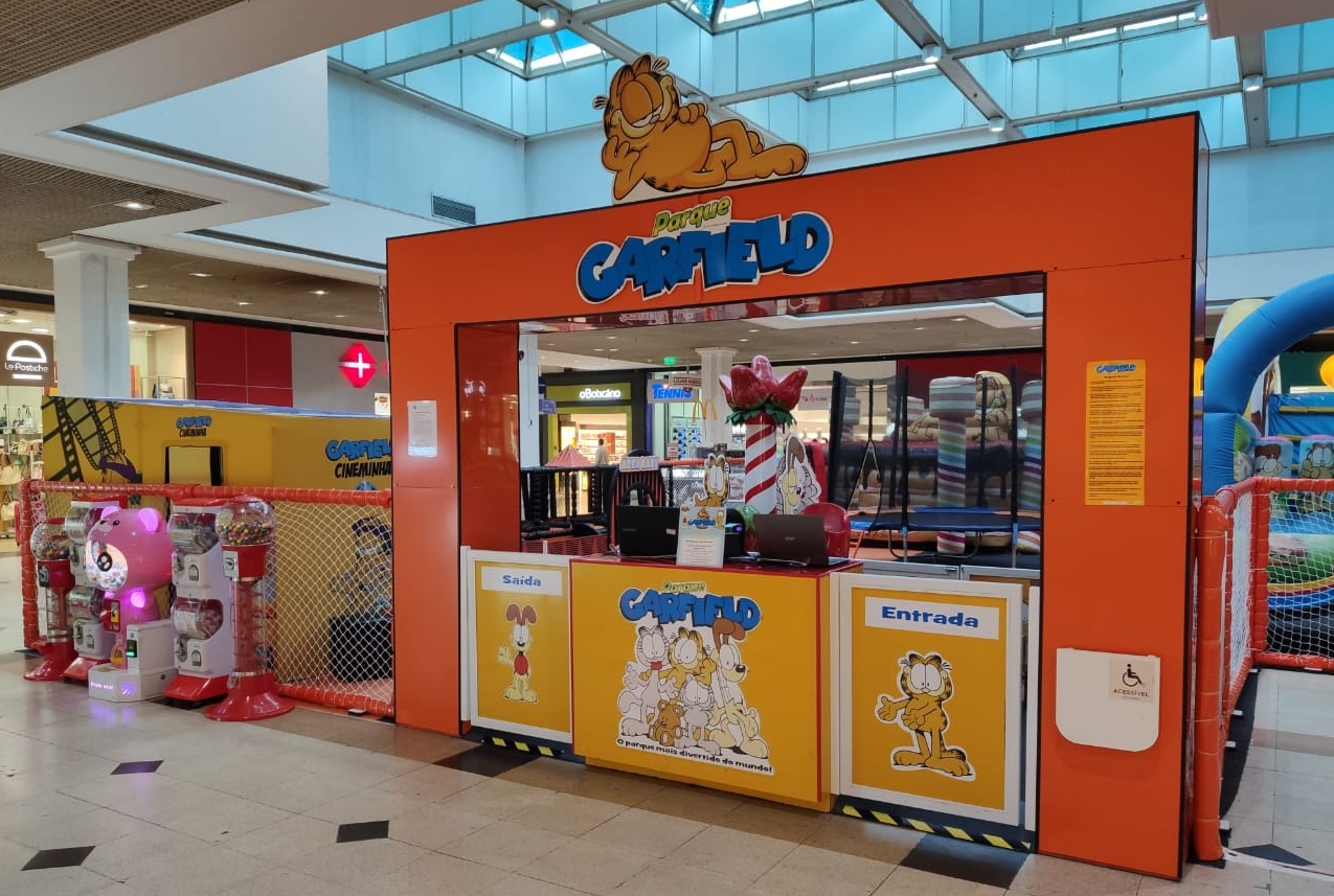 Parque do Garfield chega ao Taubaté Shopping