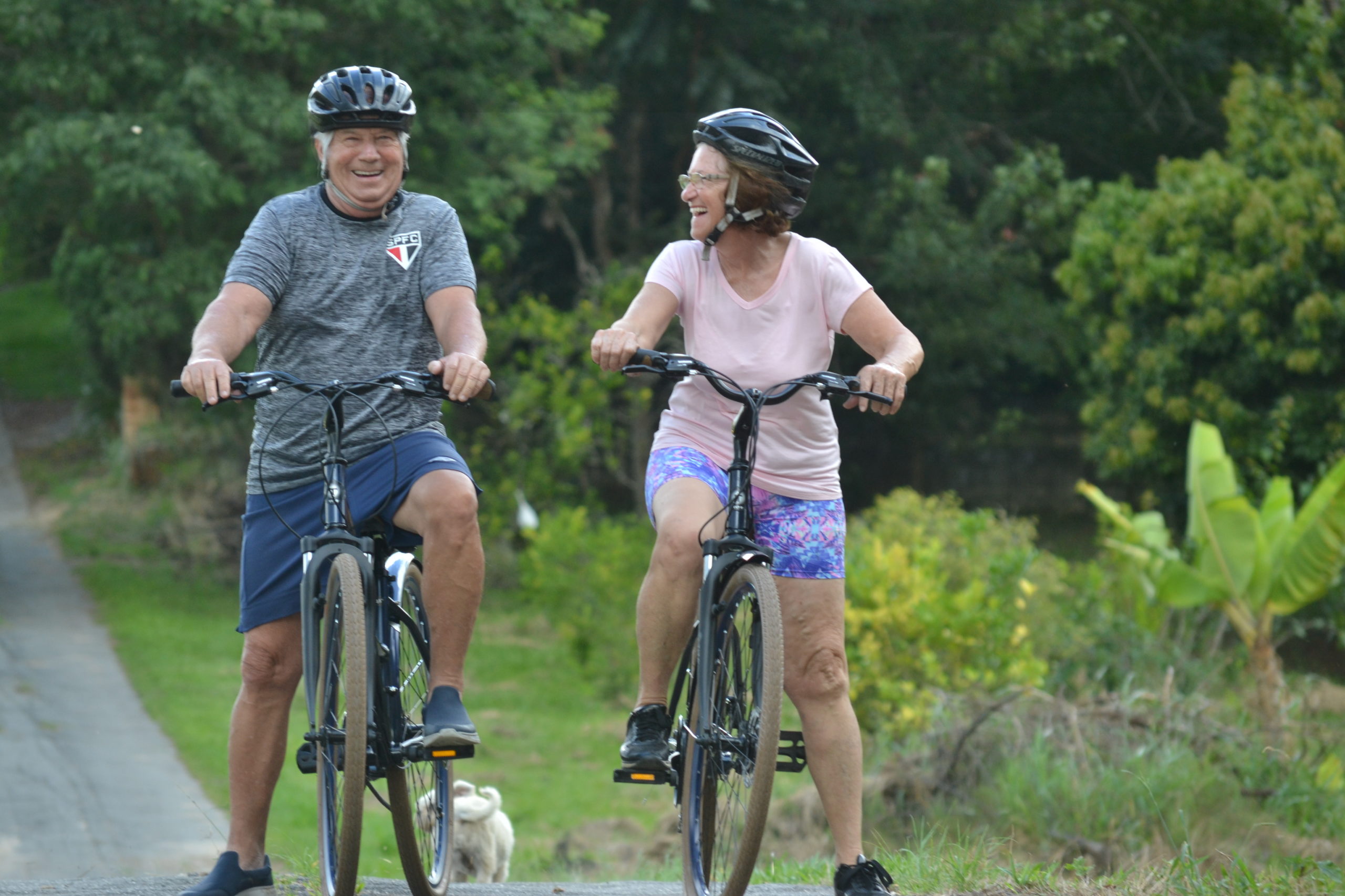 Atividades de bike são oferecidas gratuitamente a idosos