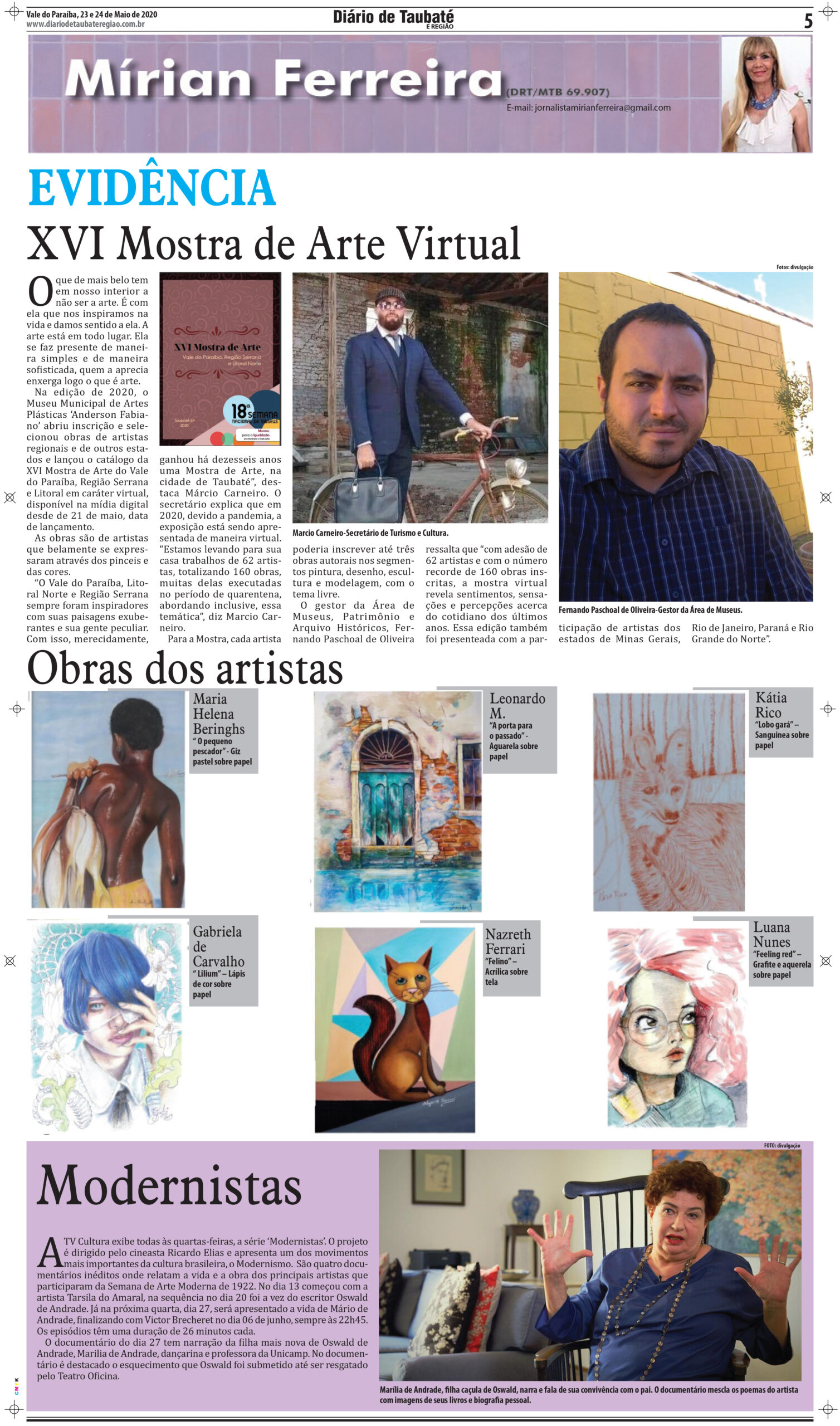 Evidência – XVI Mostra de Arte Virtual