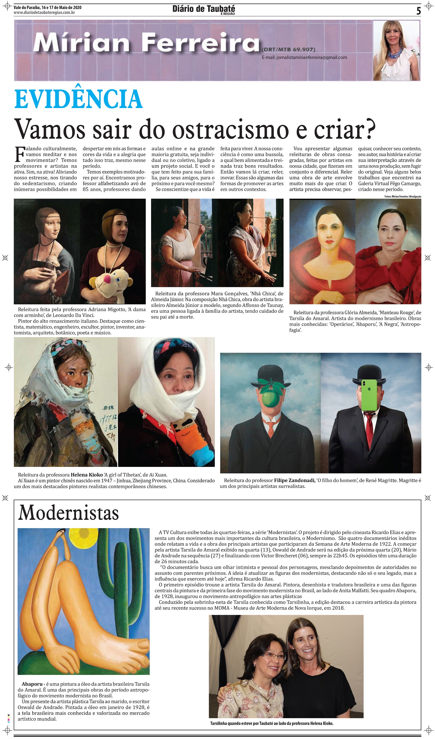 Evidência – Vamos sair do ostracismo e criar?