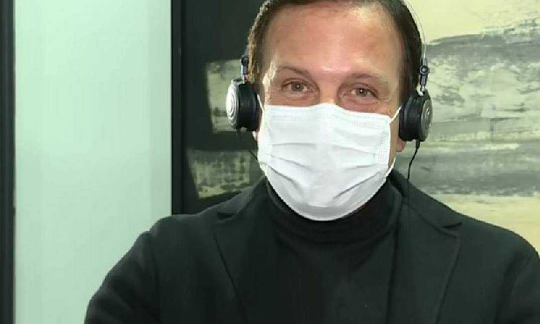 Lockdown não será aplicado em São Paulo neste momento, diz Doria