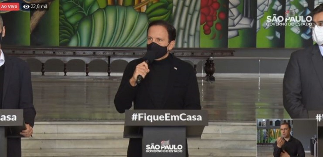 Doria diz que aulas presenciais serão retomadas no segundo semestre