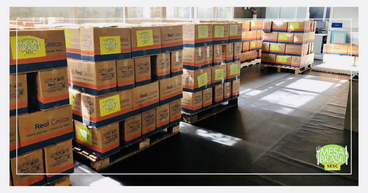 Sesc São José dos Campos e Sesc Taubaté fazem doação de cestas e kits na região