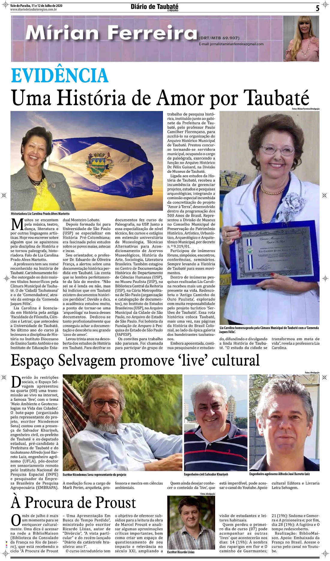 Evidência – Uma História de Amor por Taubaté