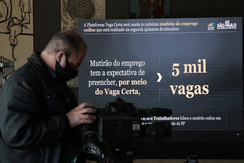 Governo de SP lança o “Meu Emprego Vaga Certa” para facilitar contratação de cidadãos em busca de trabalho