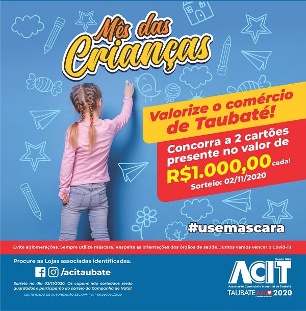 ACIT faz Campanha promocional em homenagem ao Mês das Crianças
