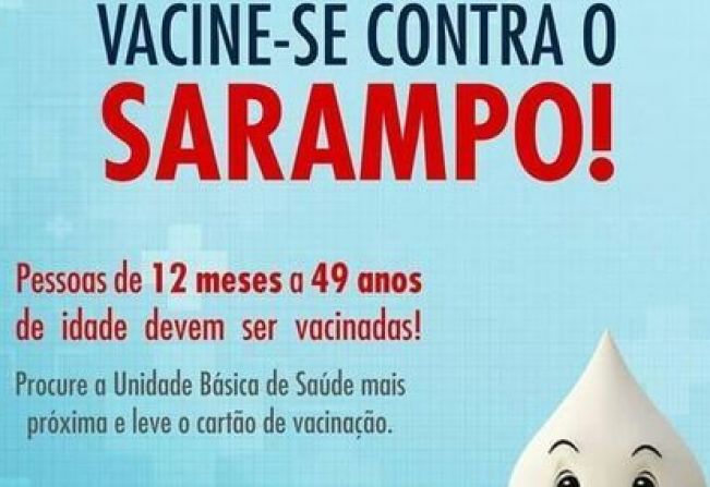 Vacinação contra Sarampo para quem tem de 20 a 49 anos é prorrogada