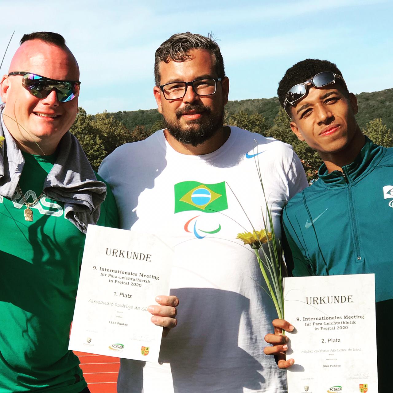 Taubateanos brilham e conquistam três Ouros em tradicional torneio de Paratletismo na Alemanha