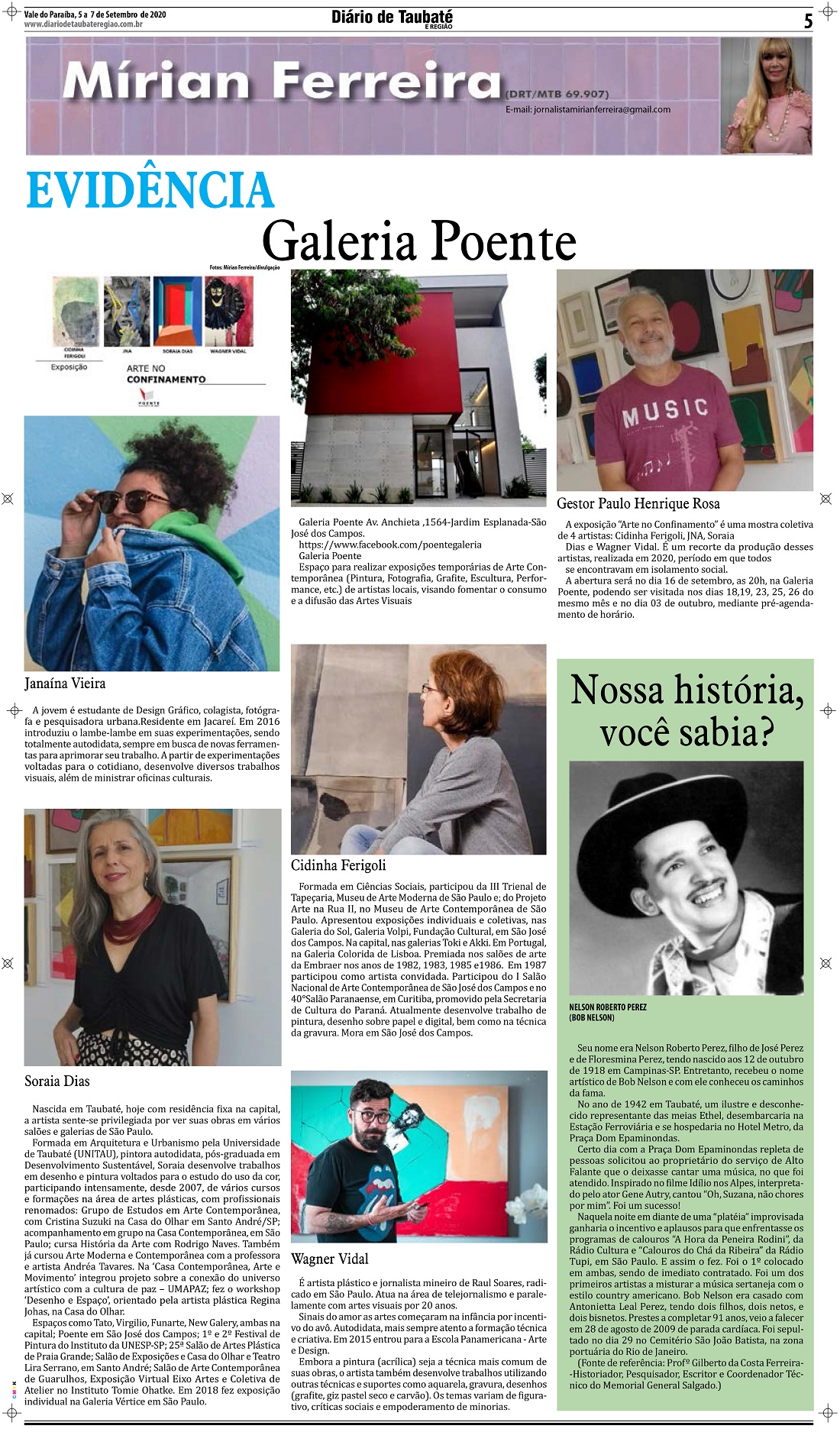 Evidência – Galeria Poente