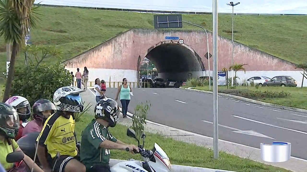 Túnel do Mercatau tem interdição parcial para obra de recapeamento