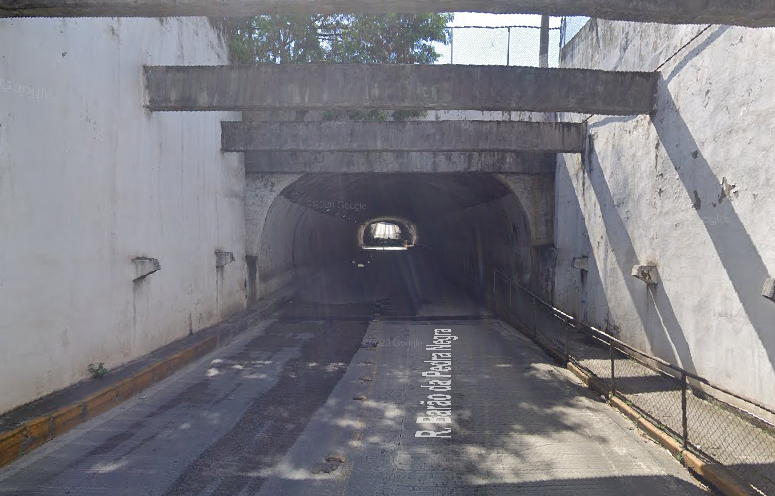Túnel Visconde de Tremembé é interditado para obras