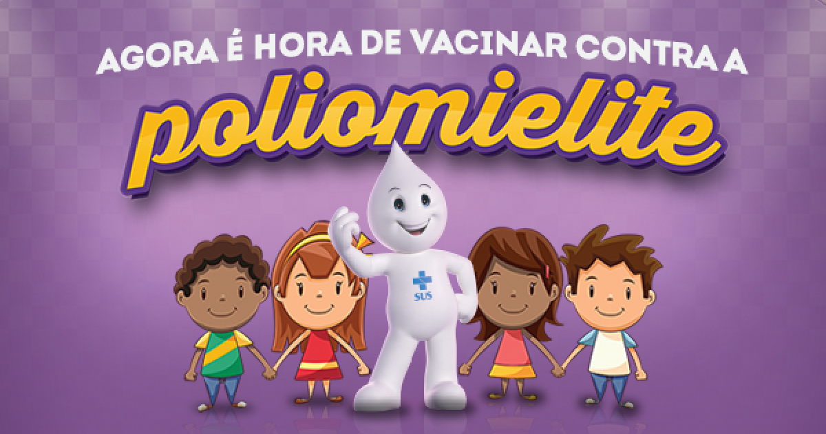 Hoje é dia D de vacinação contra pólio