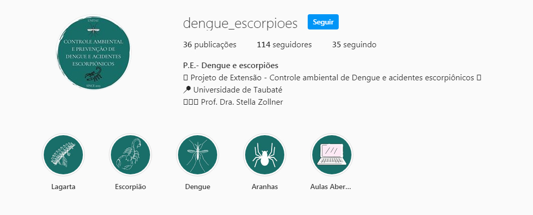 Projeto de Extensão da UNITAU conscientiza a população sobre arboviroses e acidentes com escorpiões
