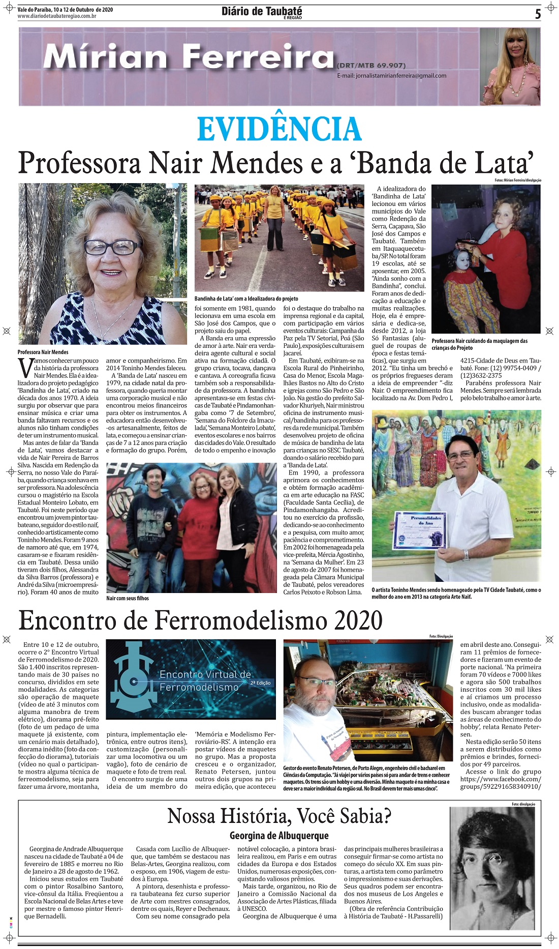 Evidência – Professora Nair Mendes e a ‘Banda de Lata’