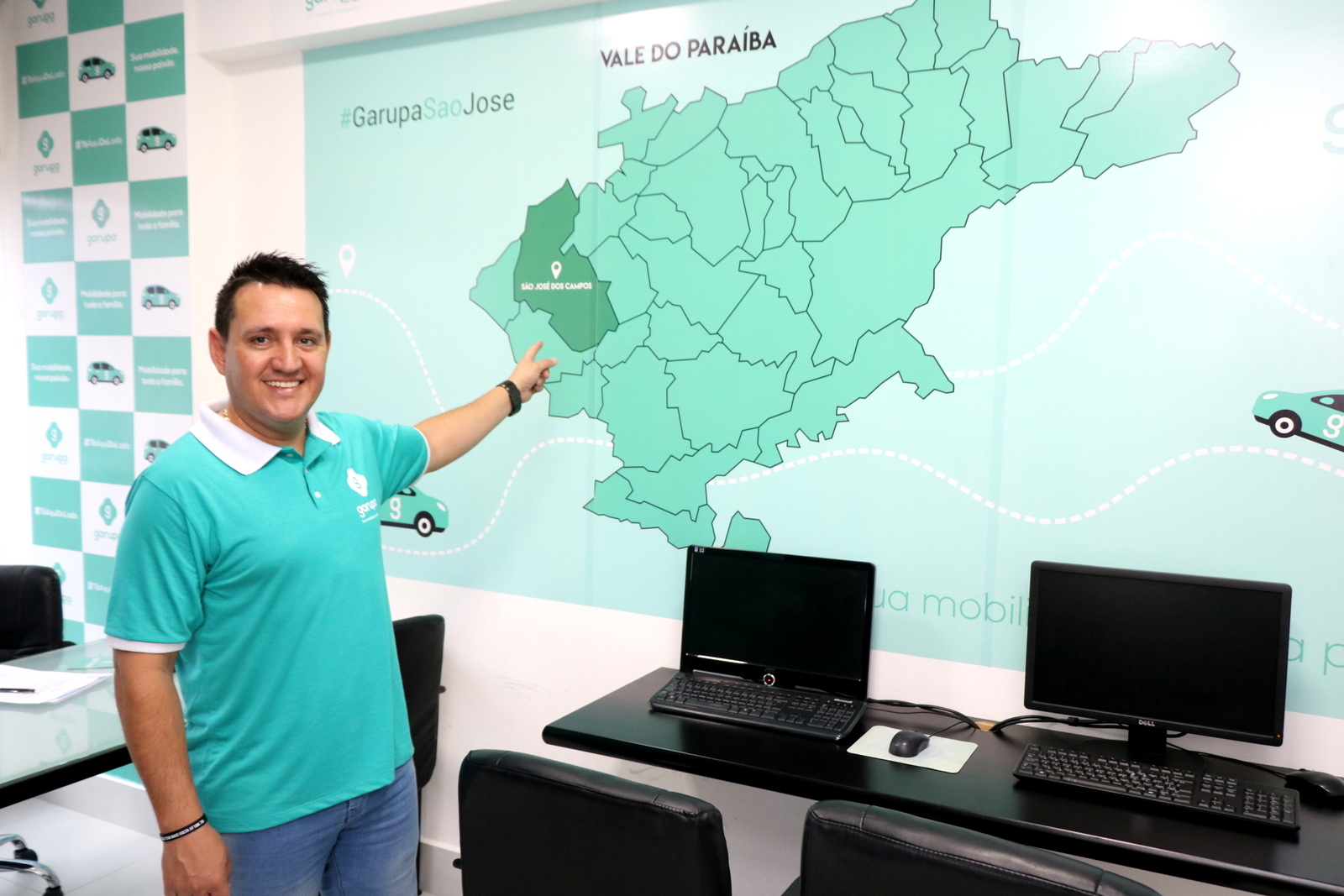 Uma empresa 100% brasileira, Garupa chega ao Vale