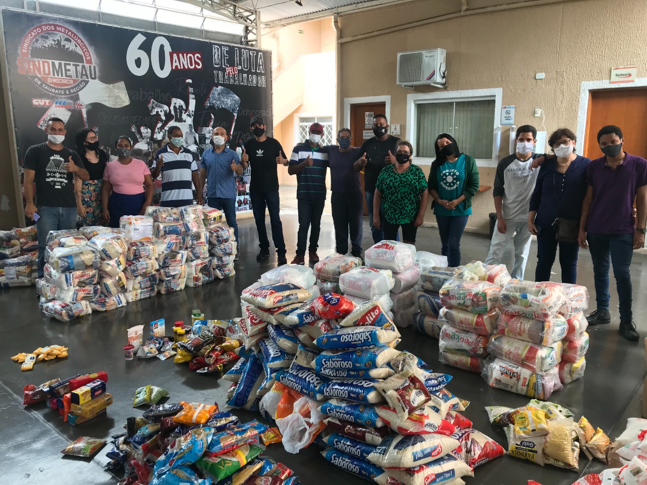 Natal Sem Fome arrecada cerca de 5 toneladas de alimentos