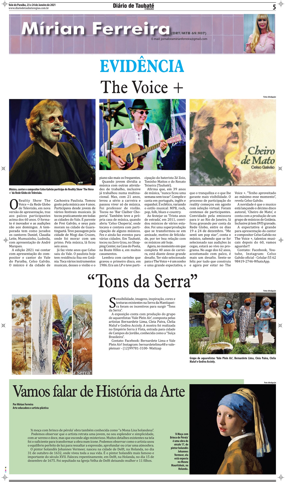 Evidência – The Voice +