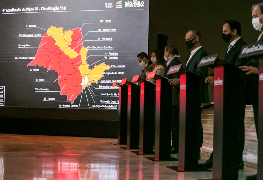 Três regiões podem retroceder no Plano São Paulo nesta quinta-feira. Taubaté é uma delas