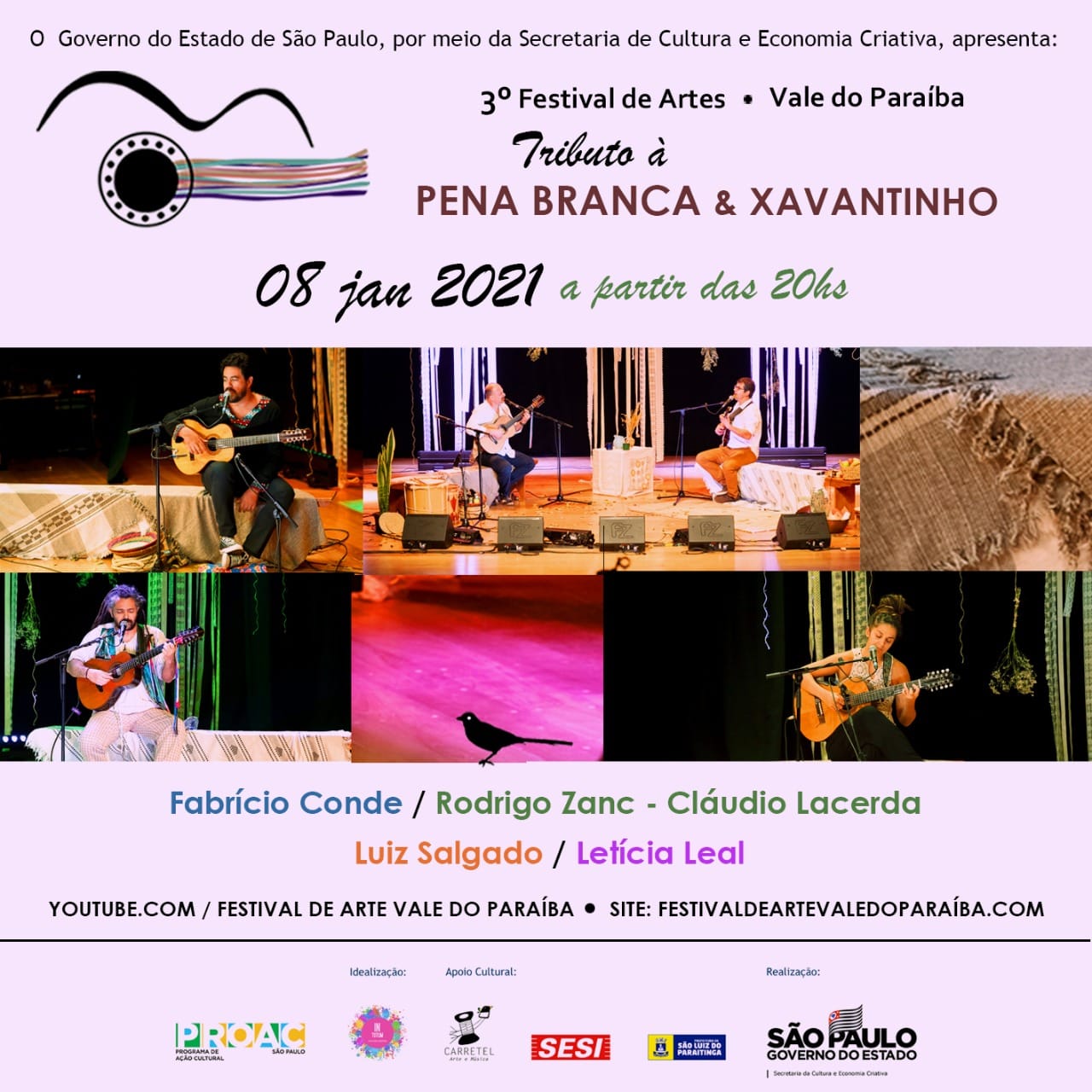 Começa hoje 3º Festival de Arte Vale do Paraíba