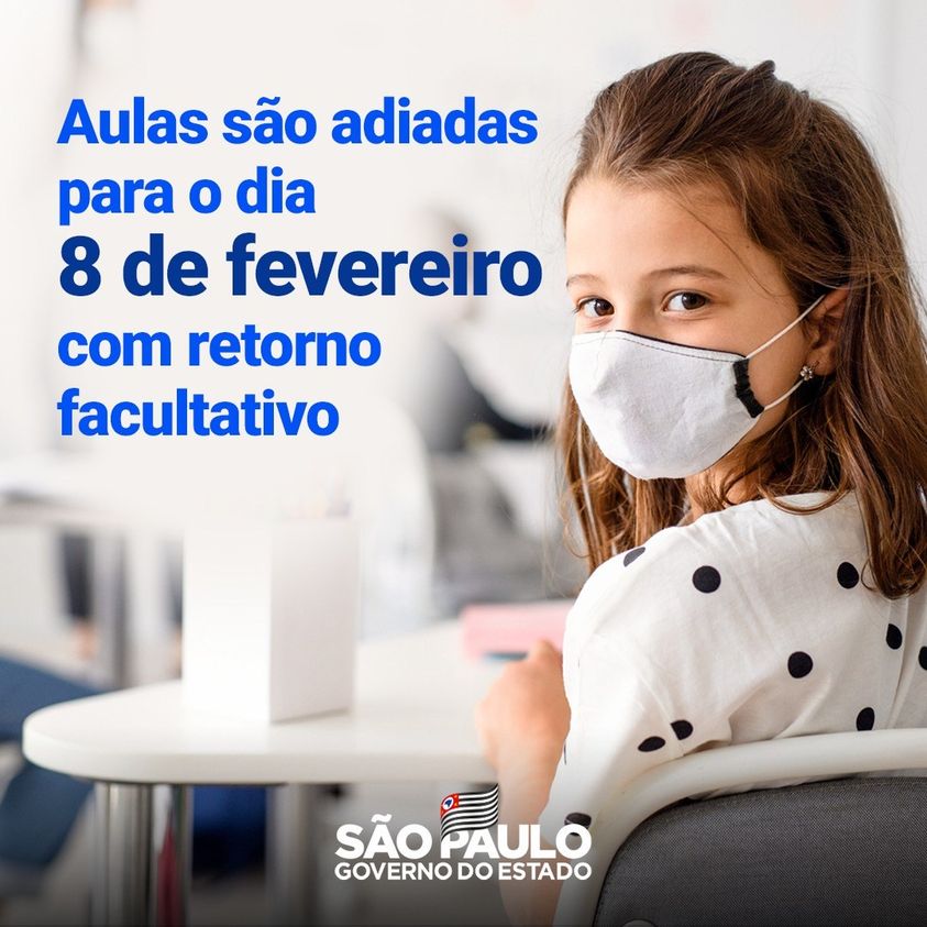 PlanoSP: presença de alunos nas aulas passa a ser opcional nas fases vermelha e laranja