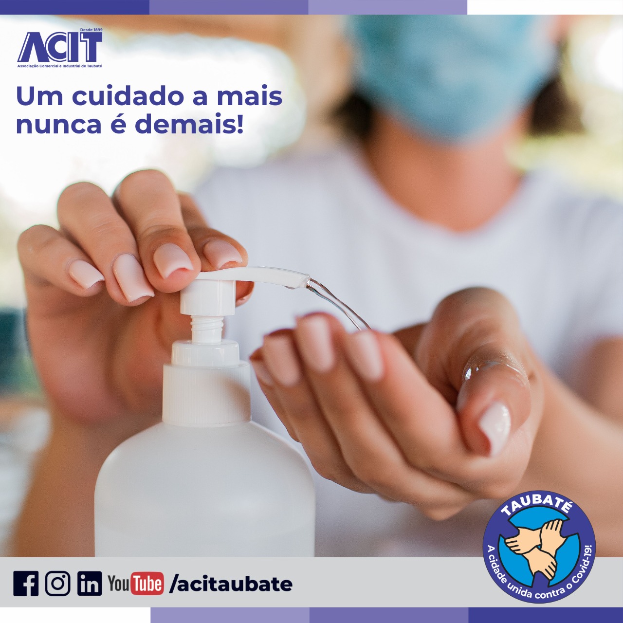 Acit inicia nova campanha “Taubaté contra o Covid-19”