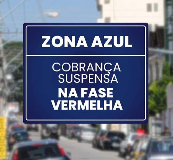 Zona Azul é suspensa na fase vermelha em Taubaté