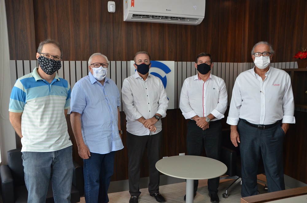 Deputado federal e presidente da Fecomerciários, Luiz Carlos Motta, visitou Taubaté