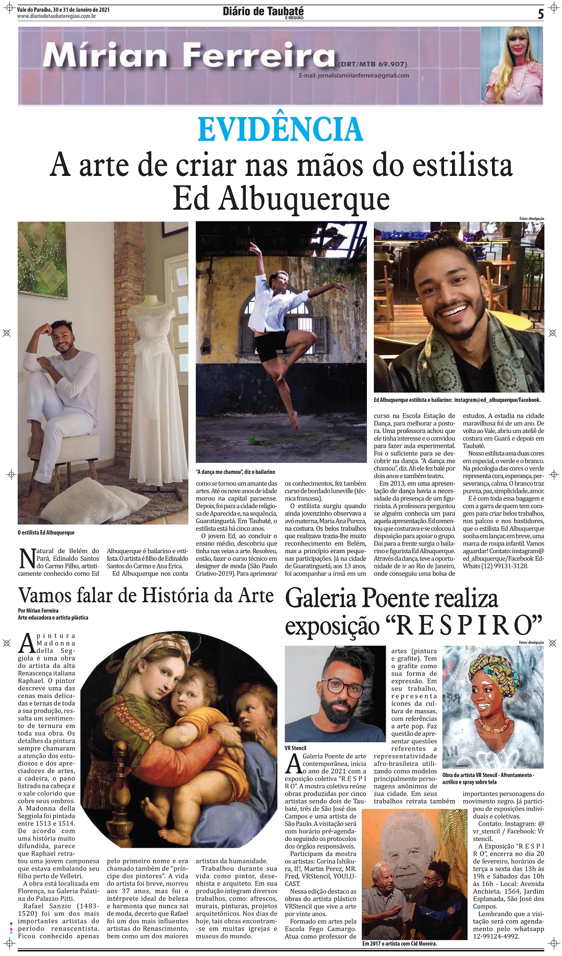 Evidência – A arte de criar nas mãos do estilista Ed Albuquerque