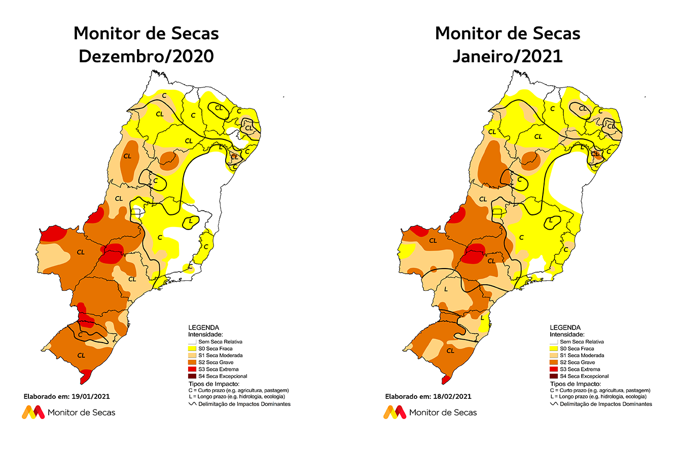 São Paulo teve maior percentual de seca extrema do Brasil em janeiro