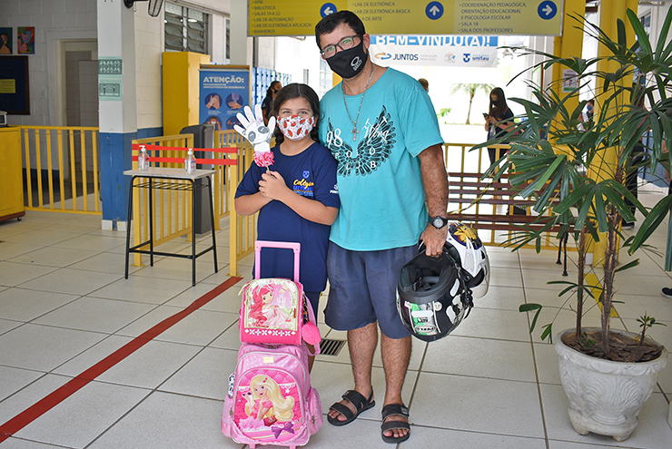 Pais avaliam primeira semana de aulas presenciais do Colégio Unitau