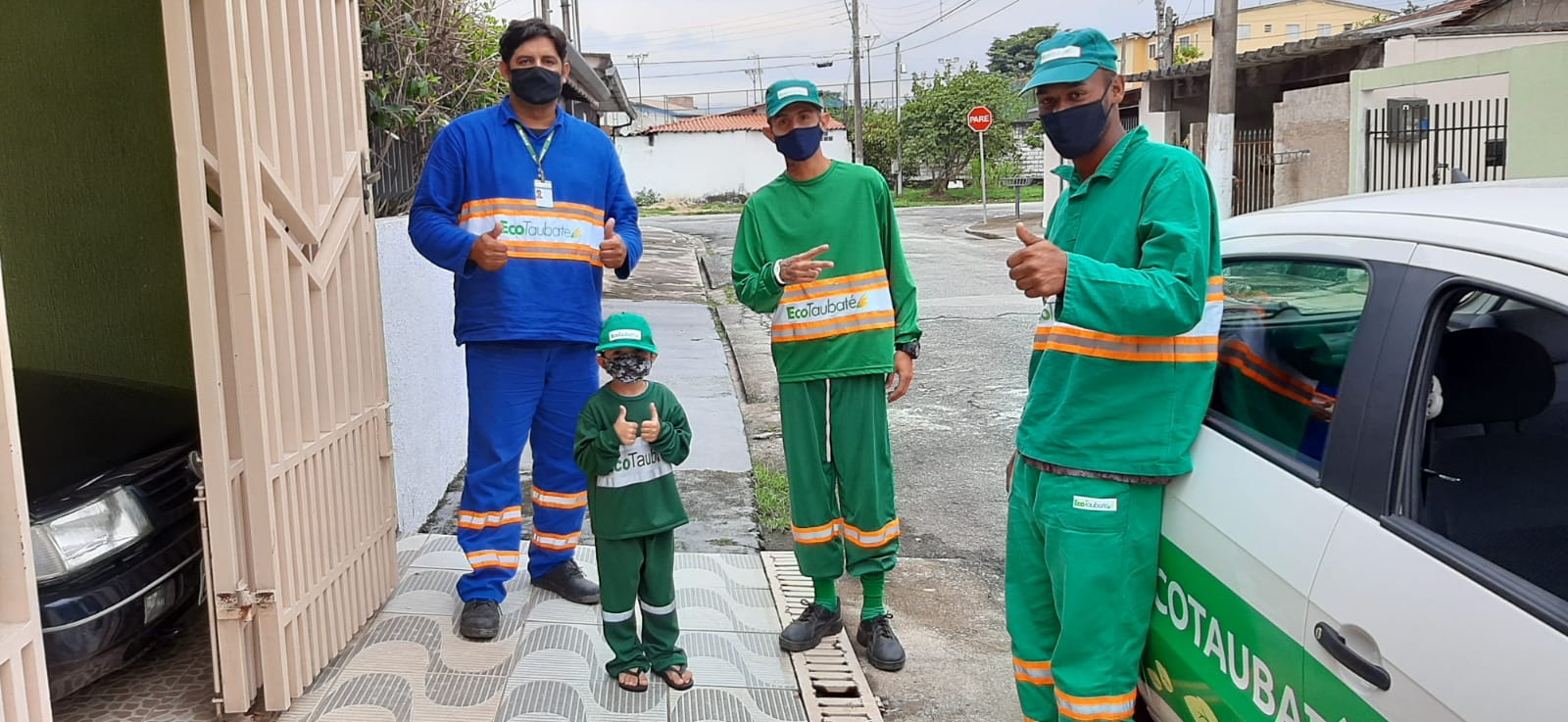 Garoto realiza sonho de ter uniforme da EcoTaubaté