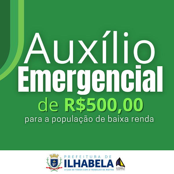 Prefeitura de Ilhabela dará auxílio financeiro para população de baixa renda