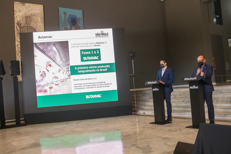 Estado de SP envia protocolo do estudo clínico da Butanvac à Anvisa