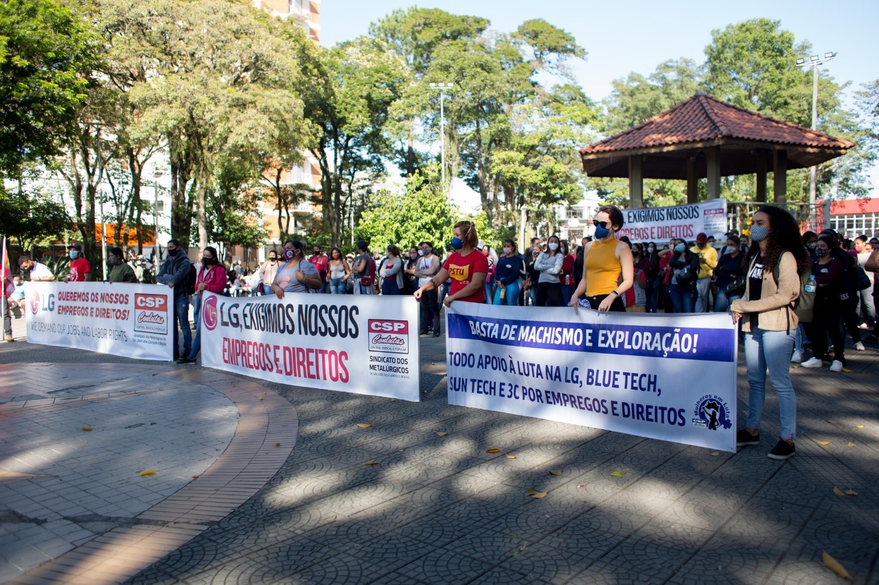 Trabalhadoras rejeitam proposta e retomam greve nas montadoras da LG